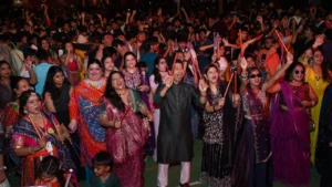 Colours, Culture & Celebration People Revel In Navratri Festivities GD Goenka Dandiya Night img